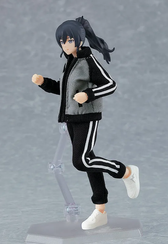 figma Female Body (Makoto) with Tracksuit   Tracksuit Skirt Outfit