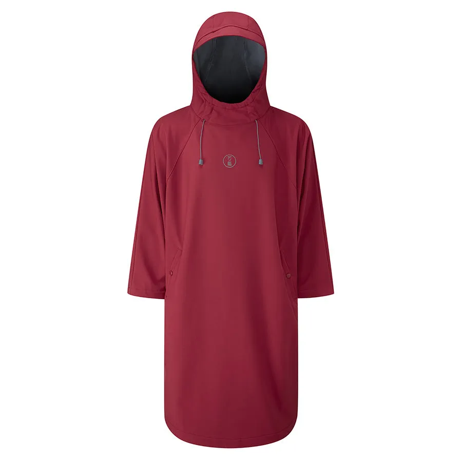 Fourth Element STORM PONCHO BURGUNDY MEDIUM