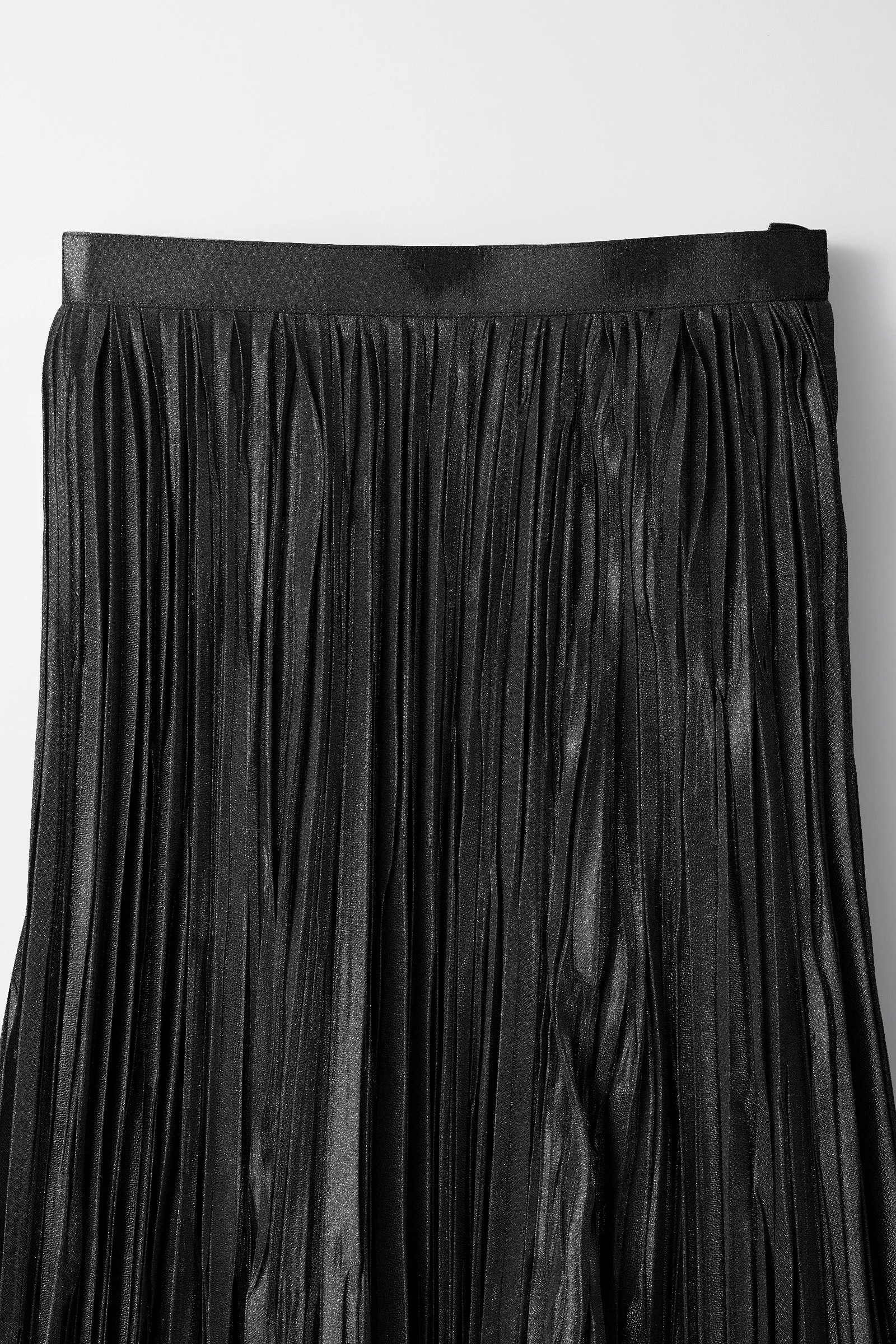 Frost pleated skirt (Black)