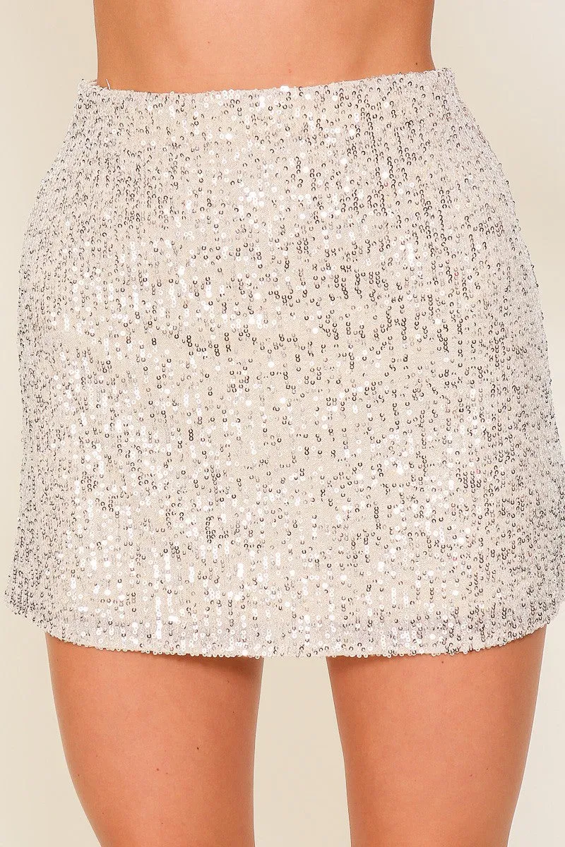 Gemma Sequin Mini Skirt