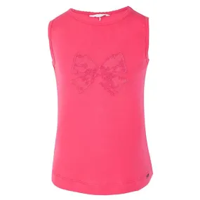 GIRLS FUCHSIA BASIC TANK TOP