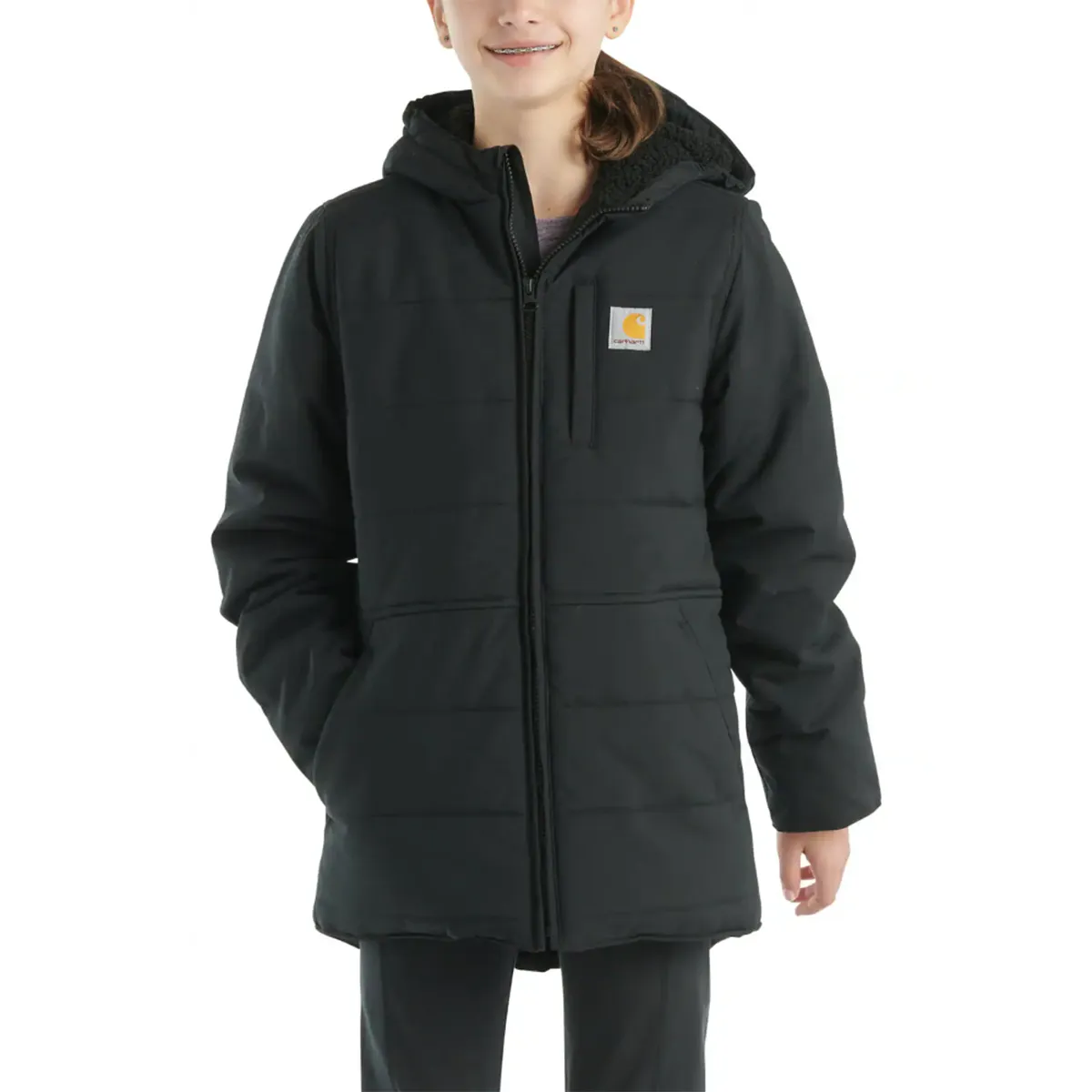 Girls' Long-Sleeve Montana Insulated Hooded Jacket CP9581