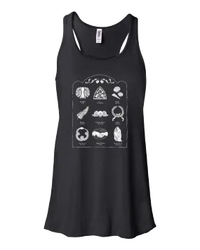 Gravestone Symbols Racerback Tank