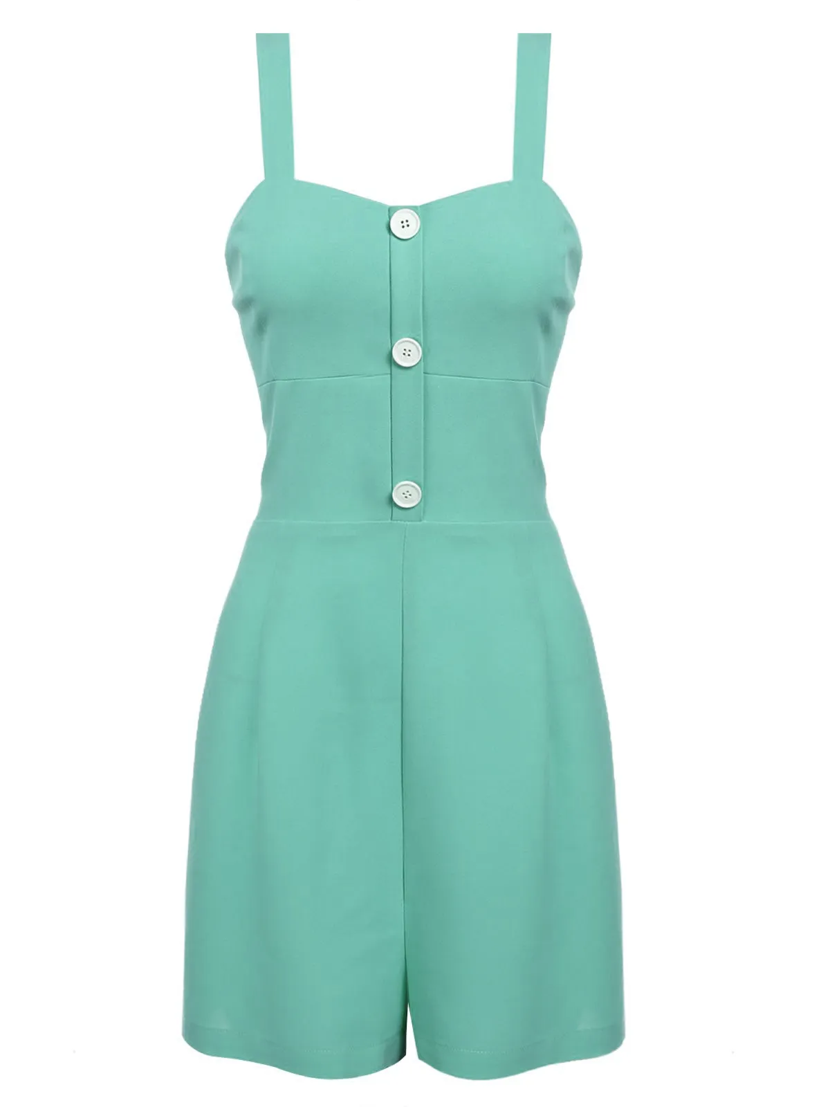 Green 1950s Romper & Cherry Skirt