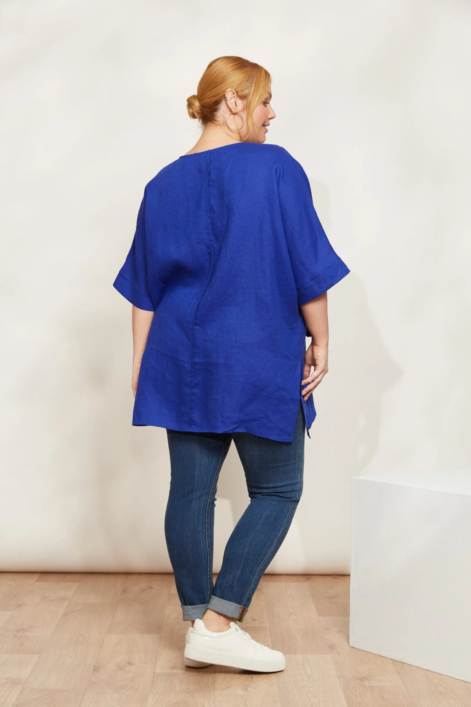 Halcyon Relaxed  Top - Cobalt