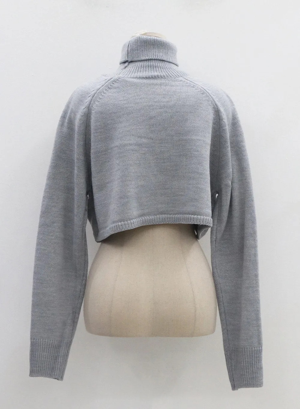 Handwarmer Crop Knit Turtleneck CN21