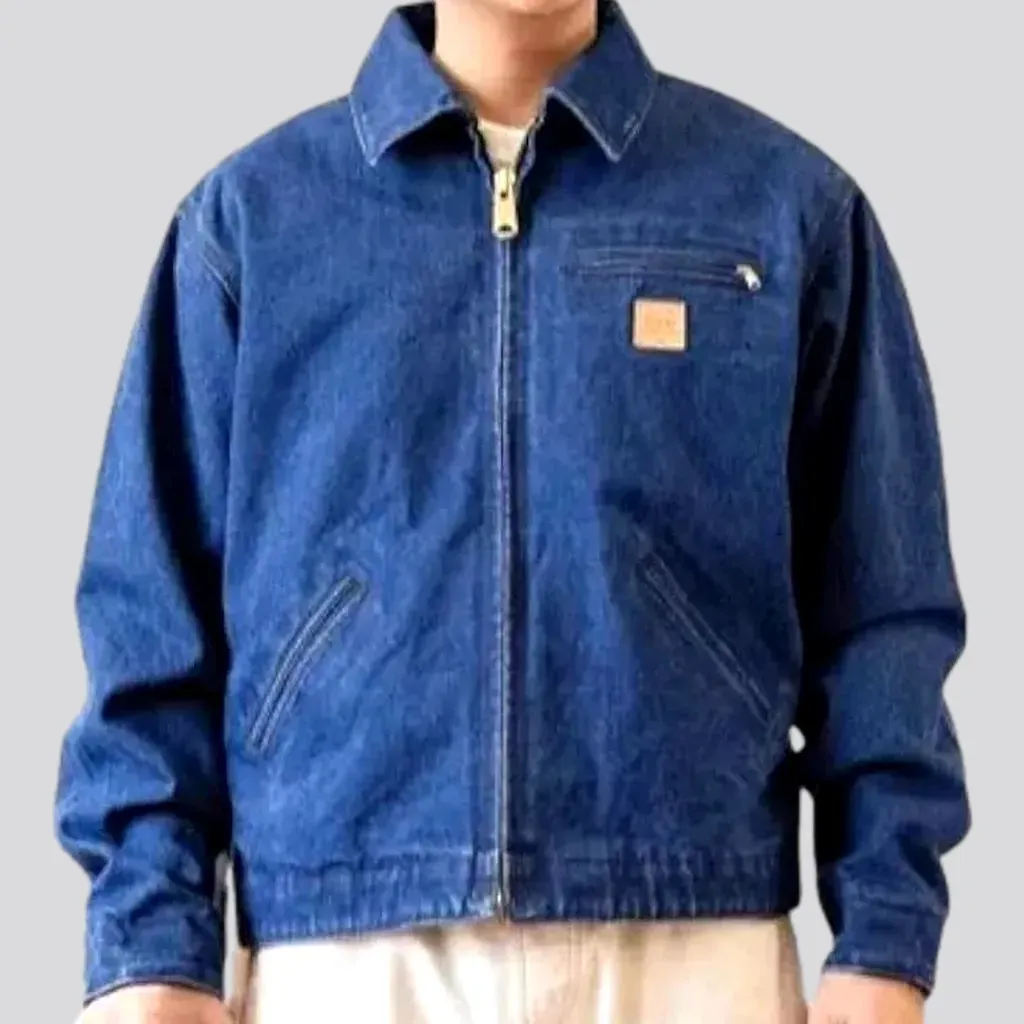 Heavyweight men's jean jacket