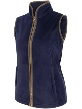 HOGGS OF FIFE Stenton Technical Fleece Gilet - Ladies - Navy