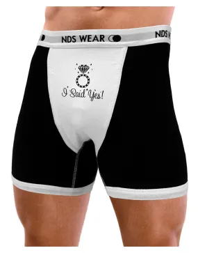 I Said Yes - Diamond Ring Mens Boxer Brief Underwear