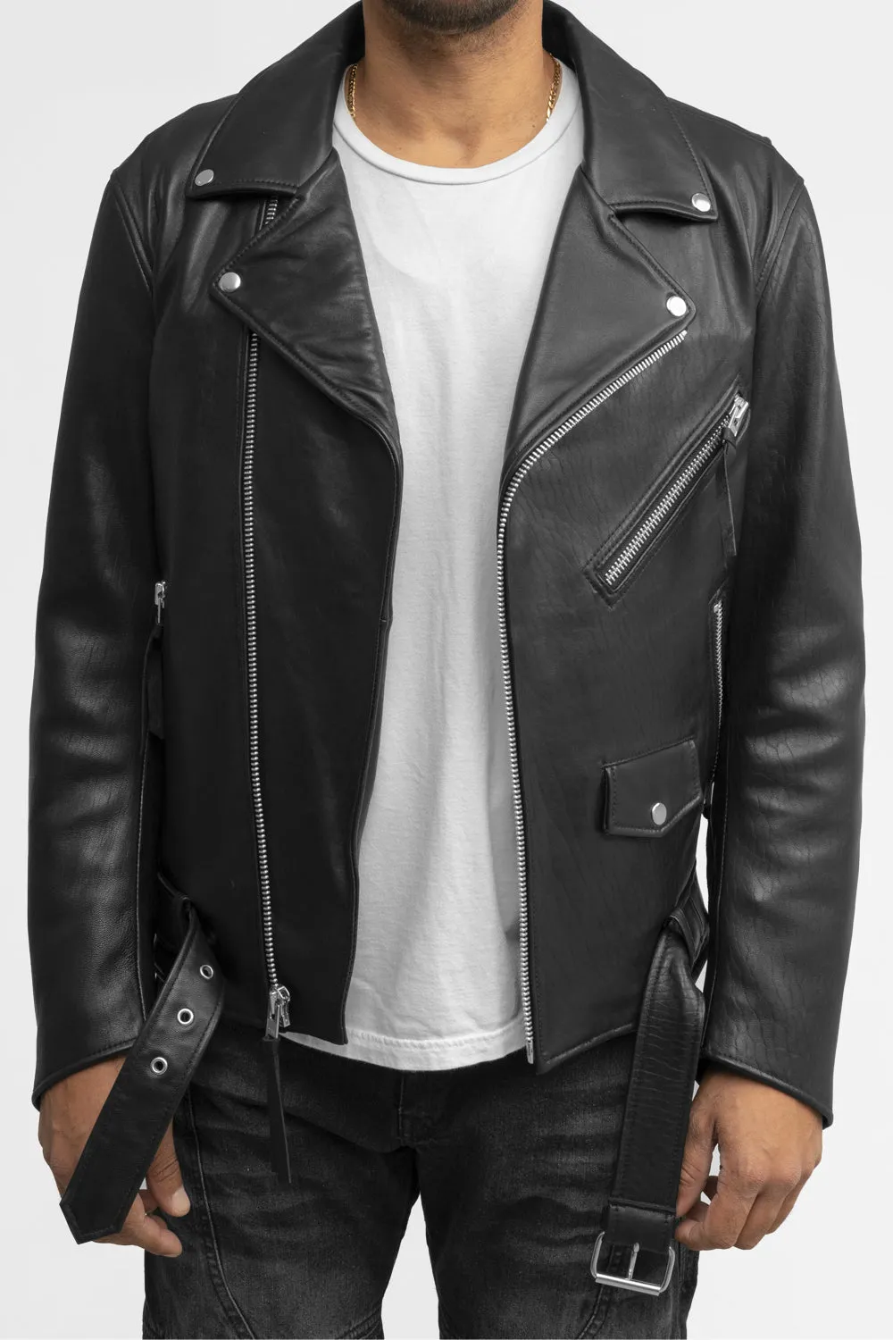 Jay Mens Fashion Leather Jacket