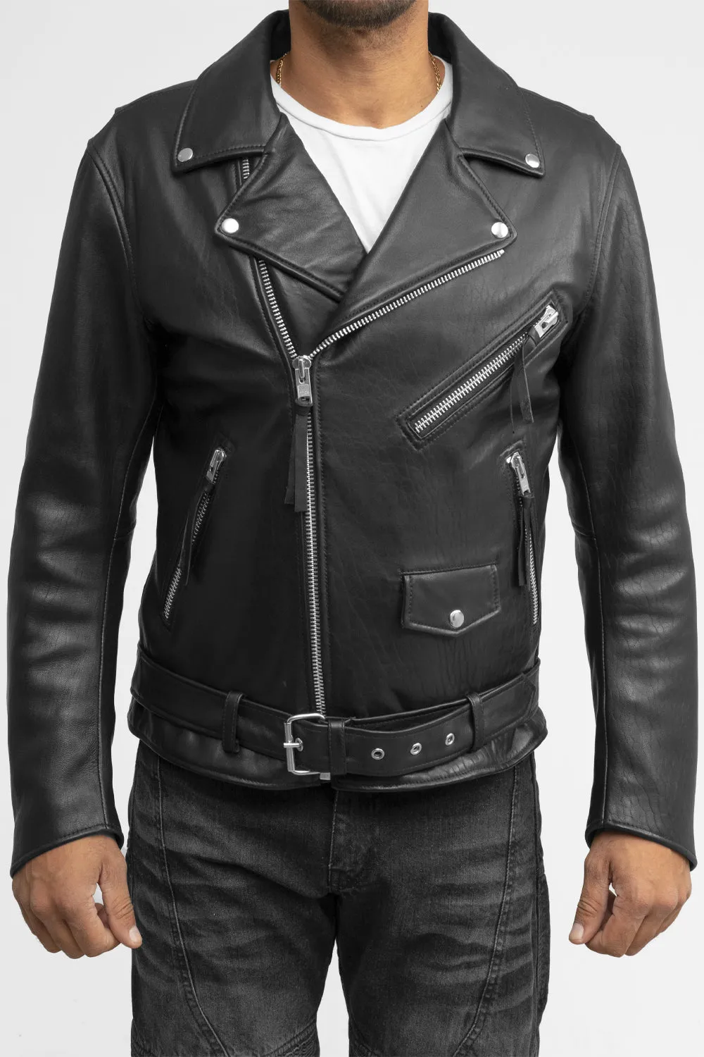 Jay Mens Fashion Leather Jacket