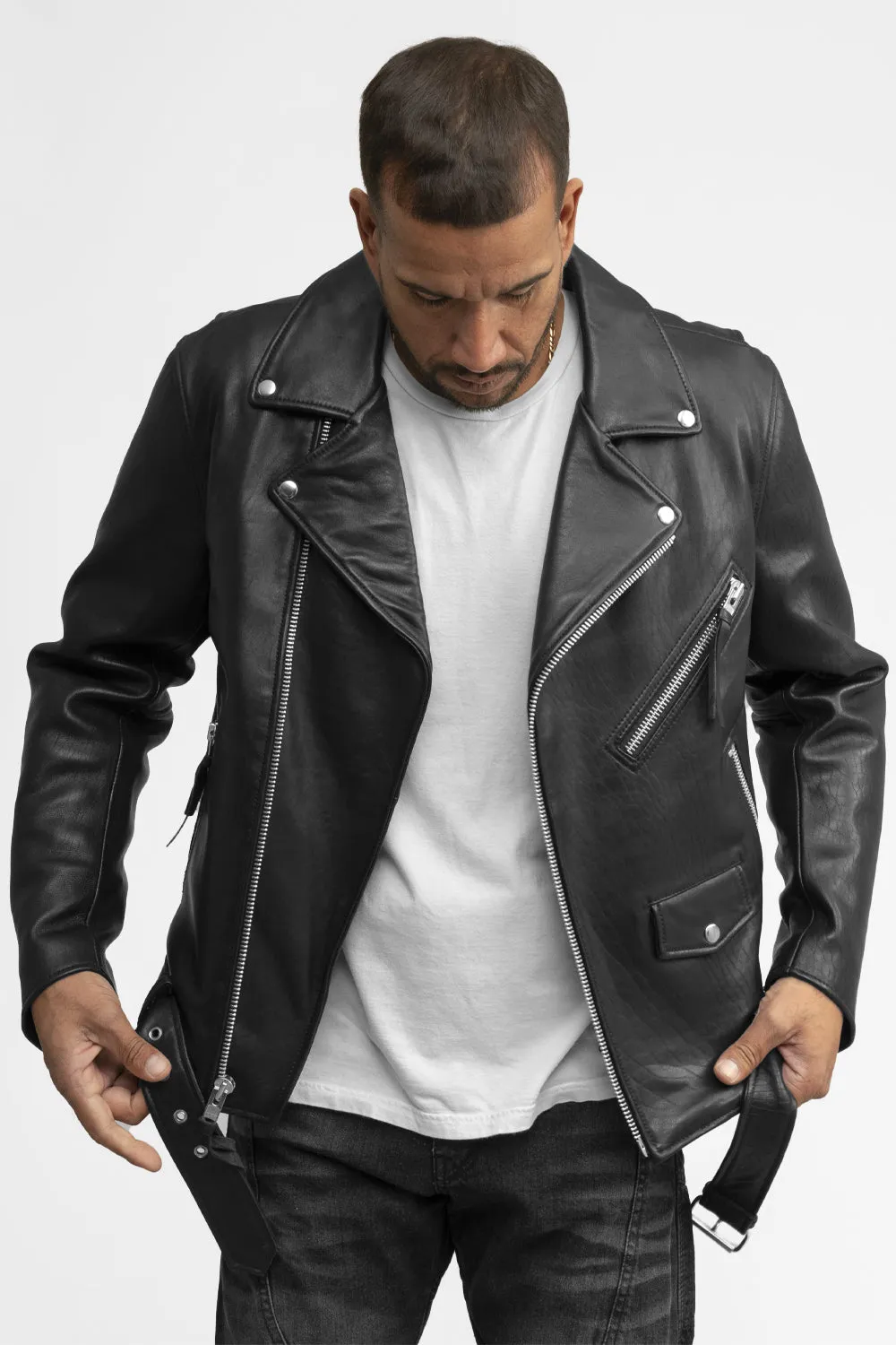 Jay Mens Fashion Leather Jacket