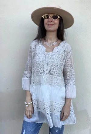 Joni Lace Tunic