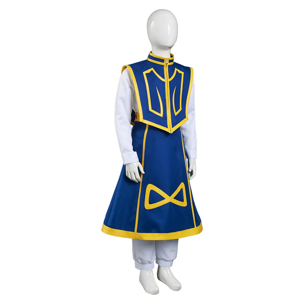 Kurapika Kids Pants Cape Outfits Halloween Carnival Suit Cosplay Costume