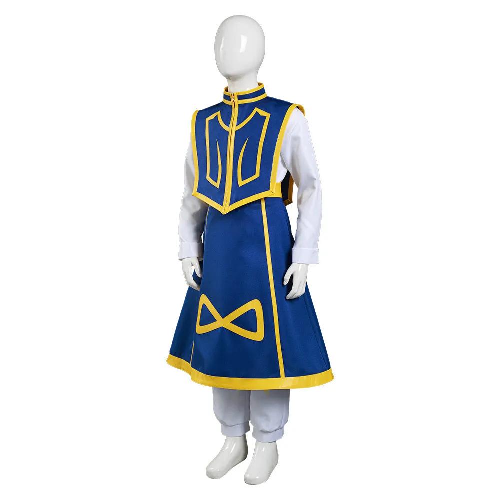 Kurapika Kids Pants Cape Outfits Halloween Carnival Suit Cosplay Costume