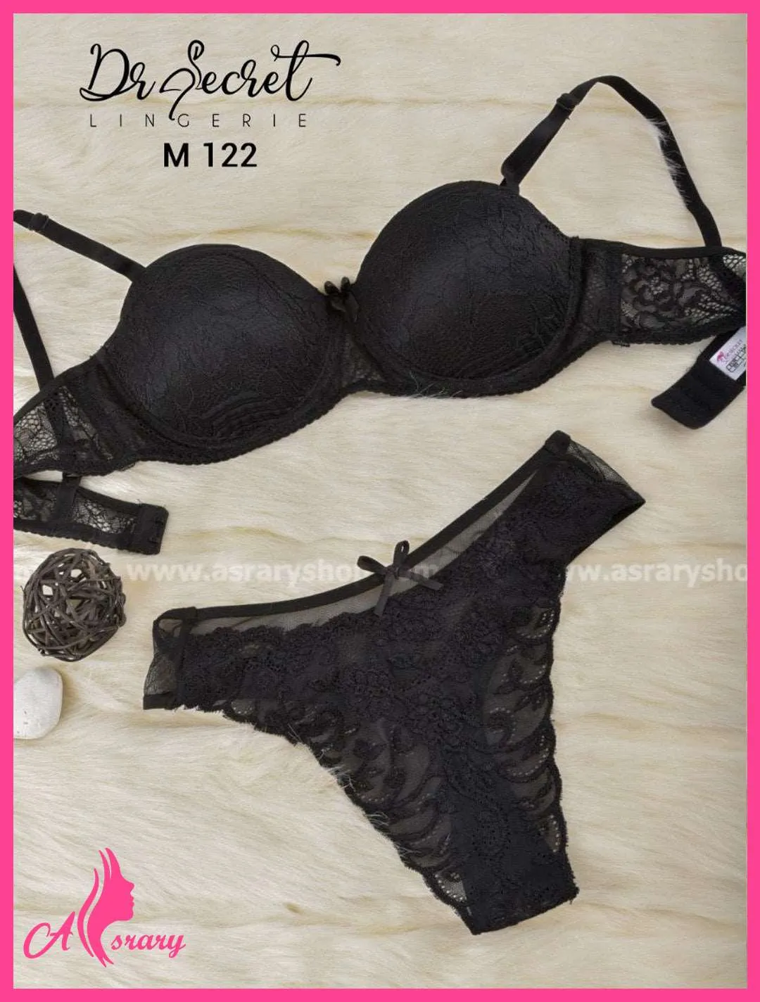 Lace & Tulle Lingerie Underwear Set 122