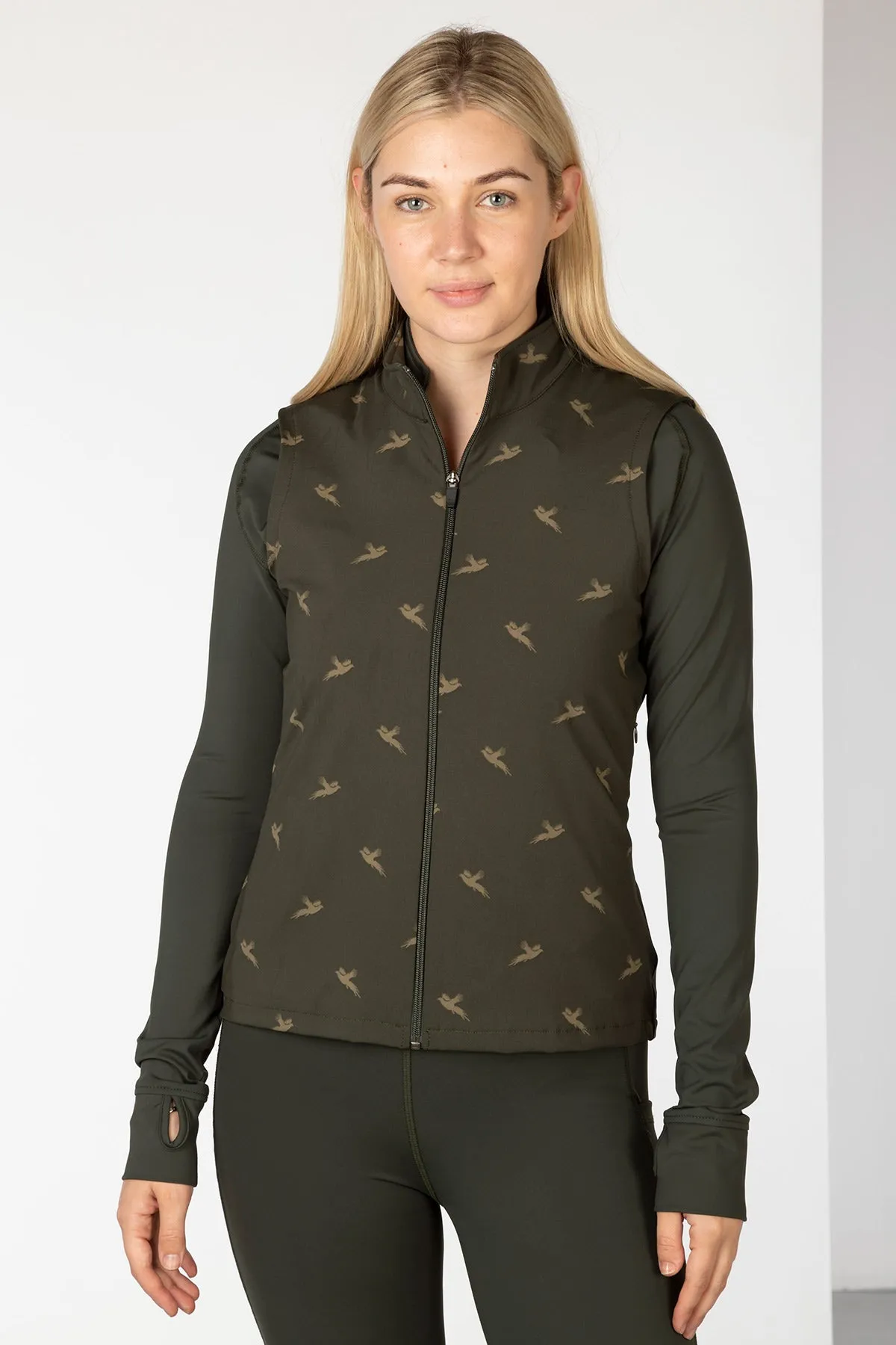 Ladies Patterned Sports Gilet - Skerne