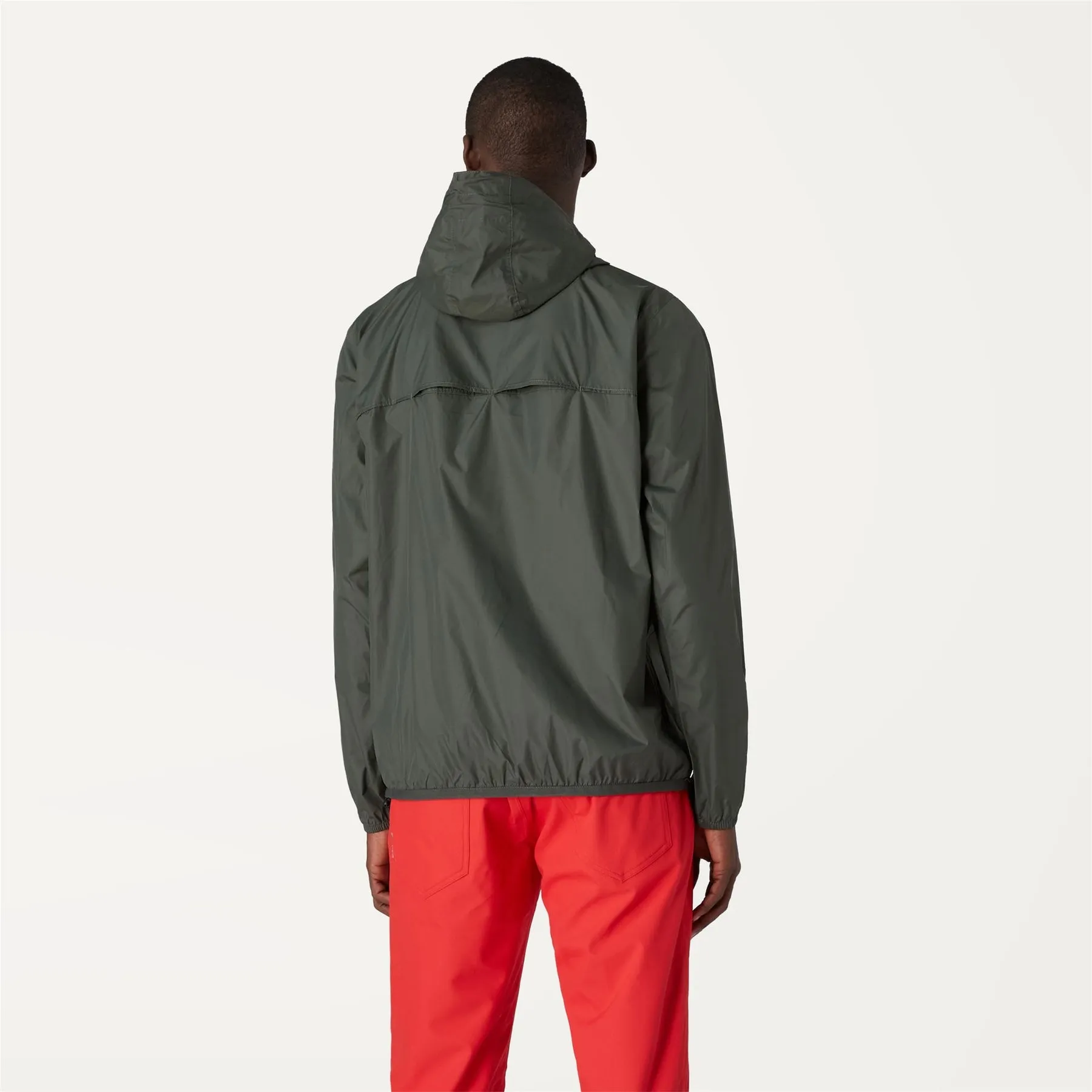 Leon - Packable Quarter Zip Rain Jacket in Black Torba