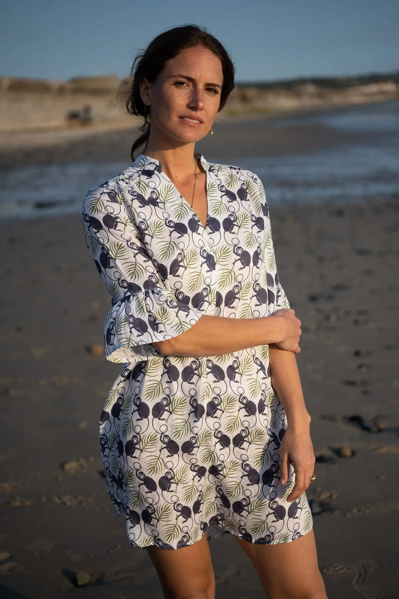 Linen Decima Dress MONKEY & PALMS