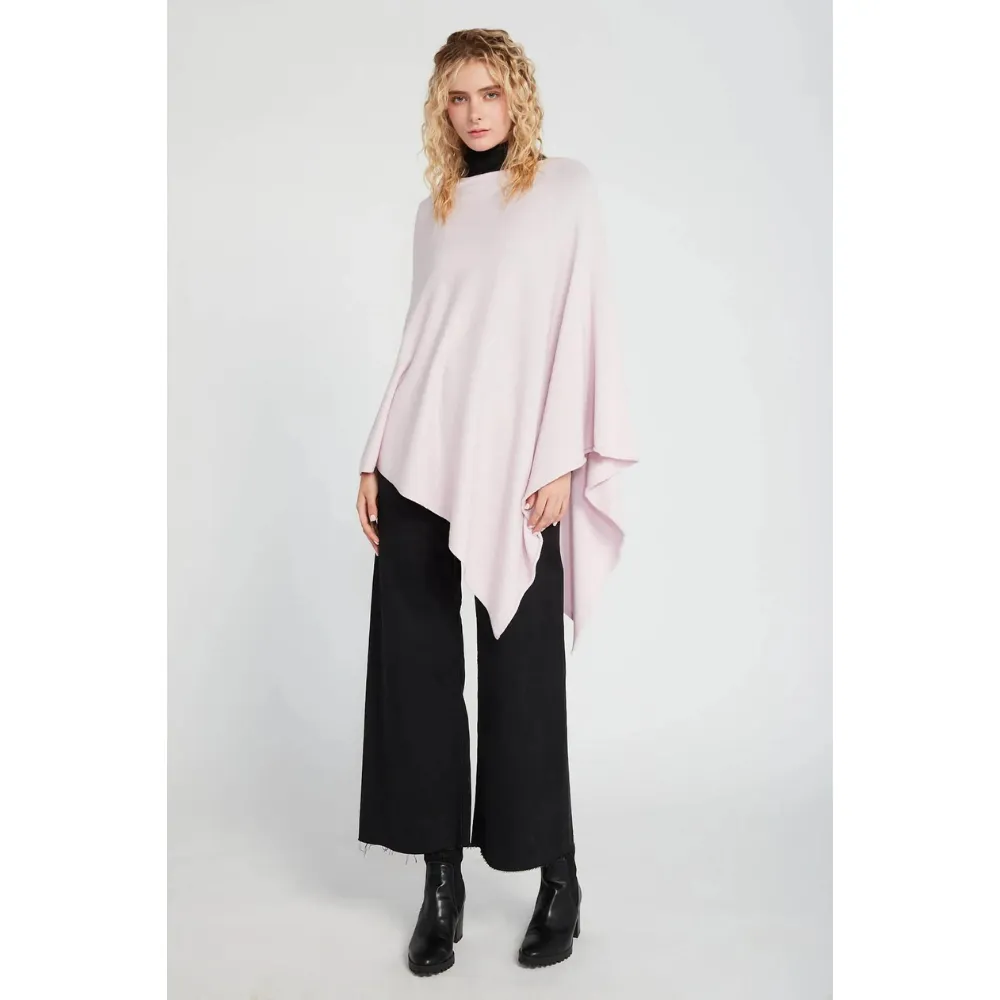 Look by M Basic Triangle Poncho Lavender (Women's)