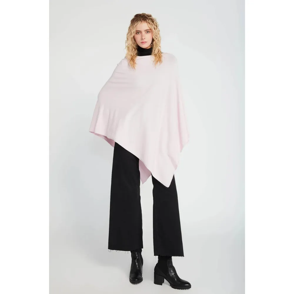 Look by M Basic Triangle Poncho Lavender (Women's)