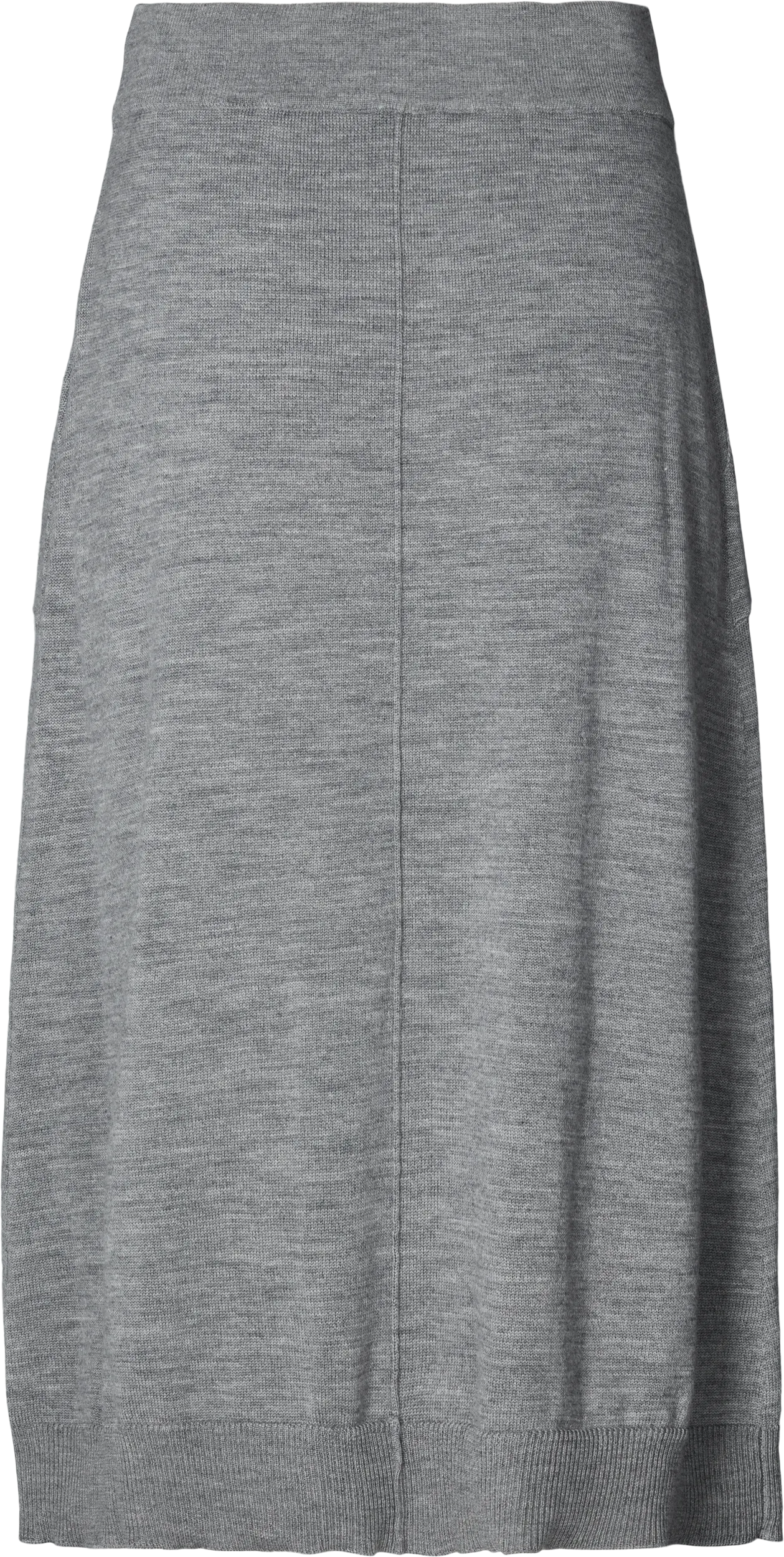 Lucia Merino Skirt - Grey Melange