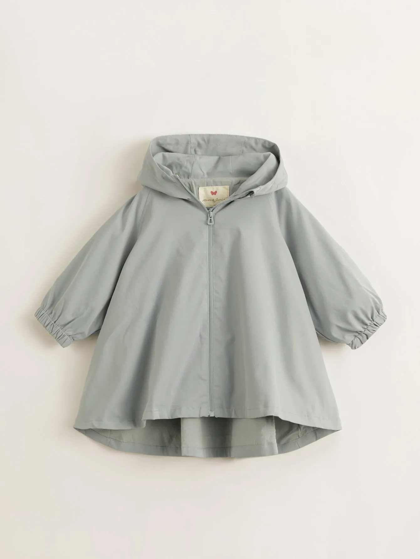 MARC & JANIE Girls Loose Large A-line Hooded Trench Coat 213320