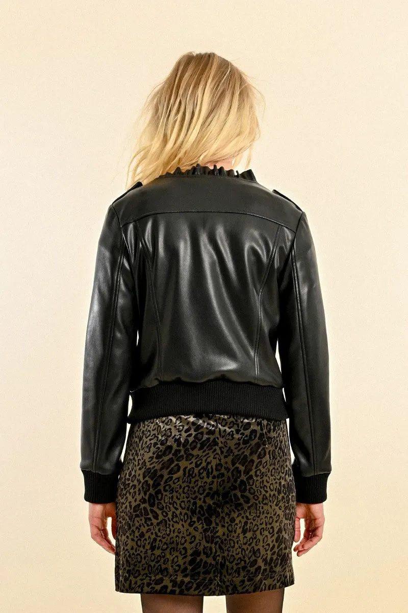 MBN Faux Leather Jacket