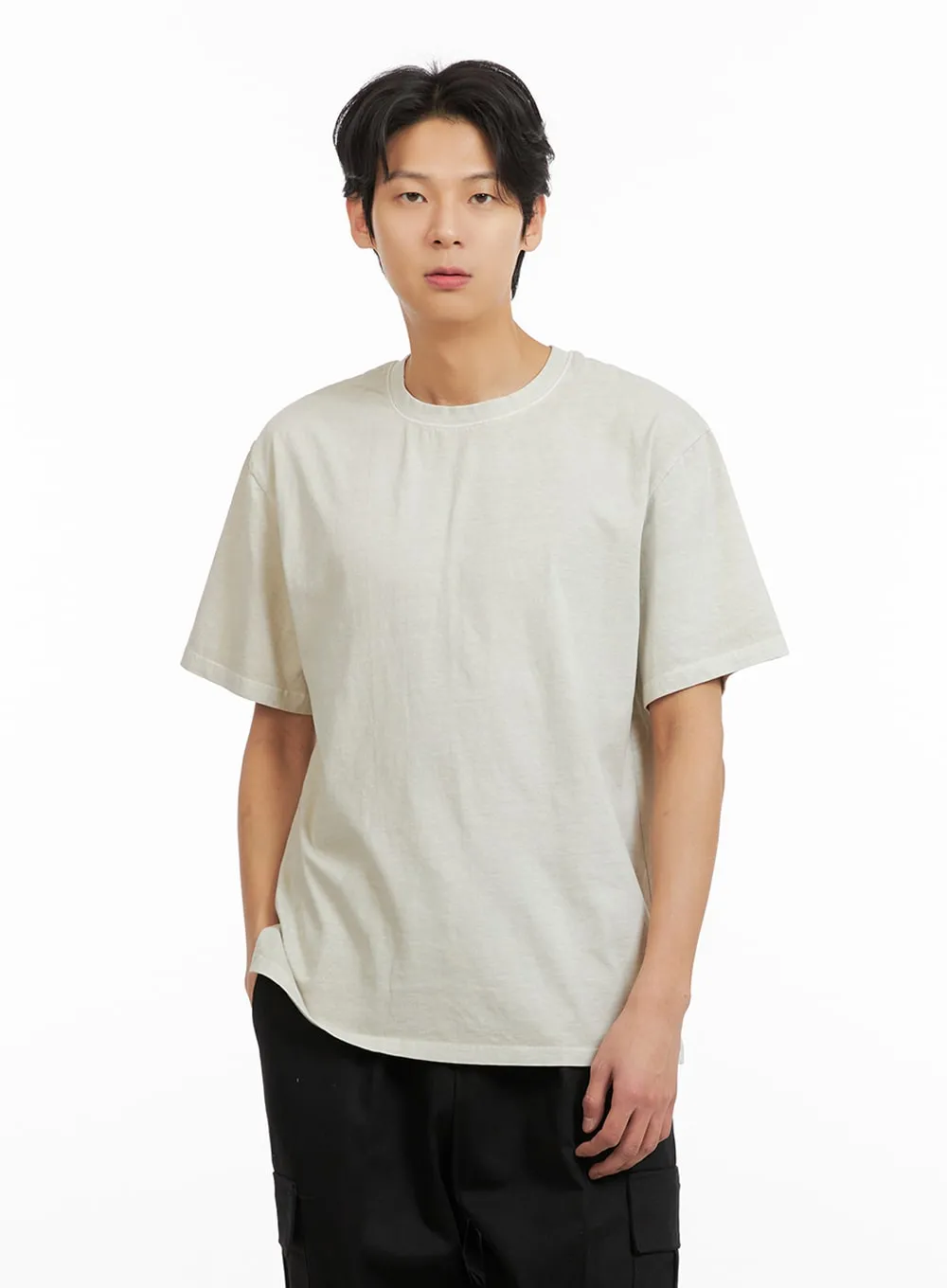 Men's Basic Crew Neck T-Shirt IA402