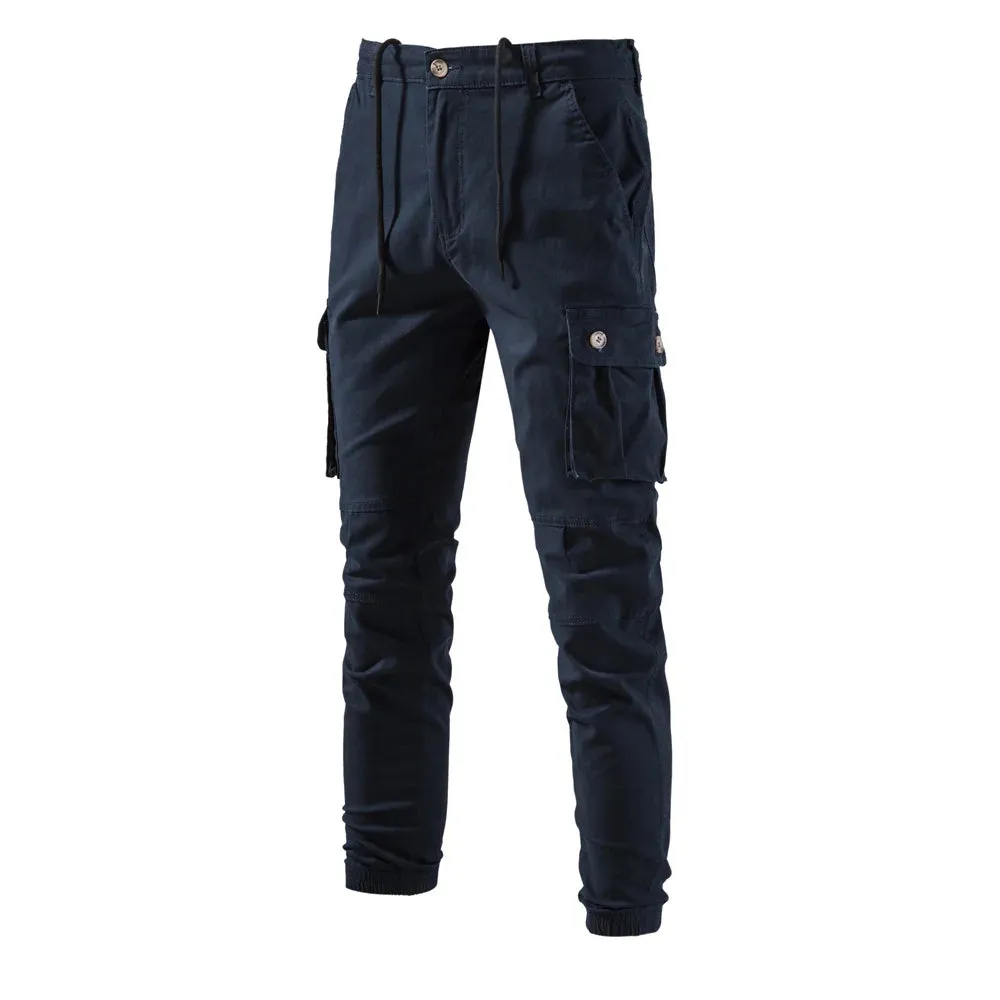 Men's Cargo Pants Multiple Pockets Trousers Zipper Fashion Outdoor Sportswear Pants for Men Spring  Joggers Men