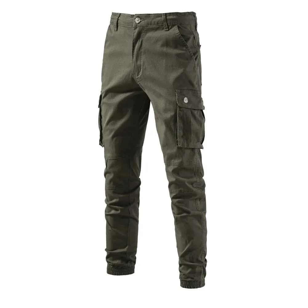 Men's Cargo Pants Multiple Pockets Trousers Zipper Fashion Outdoor Sportswear Pants for Men Spring  Joggers Men