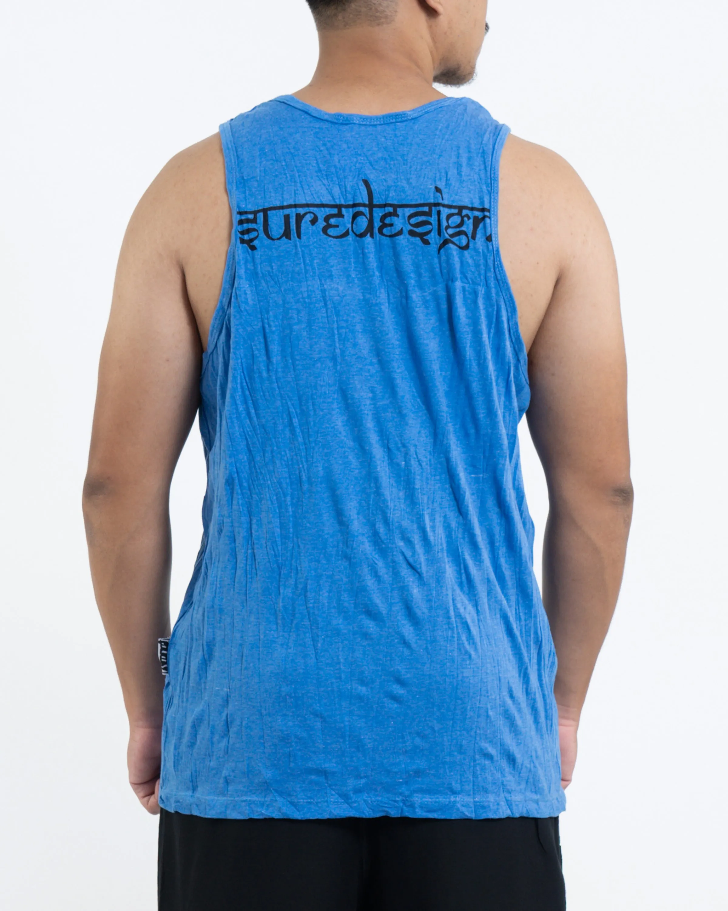 Mens Garuda Tank Top in Blue