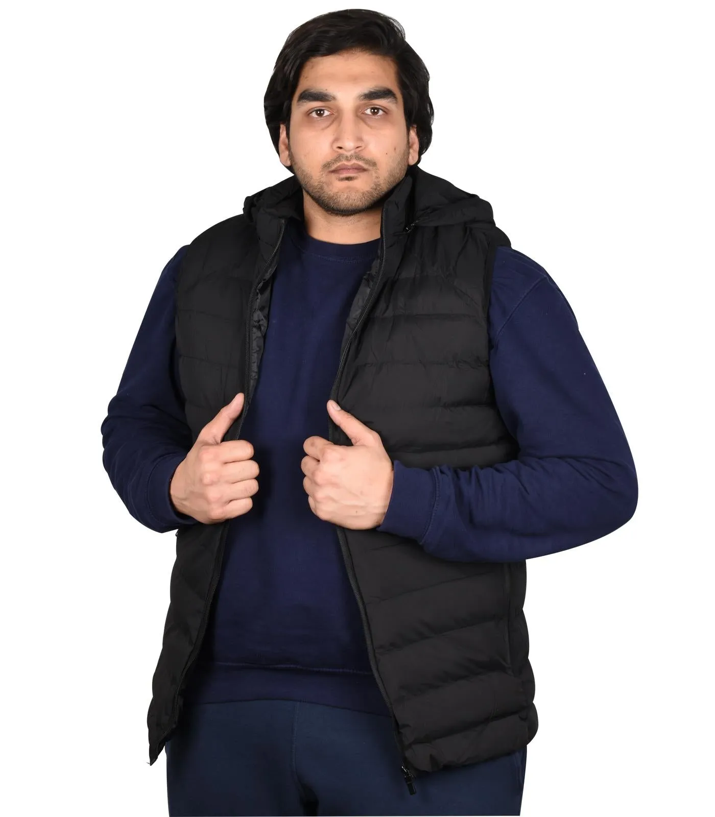 Mens Heated Hoodie Gilet