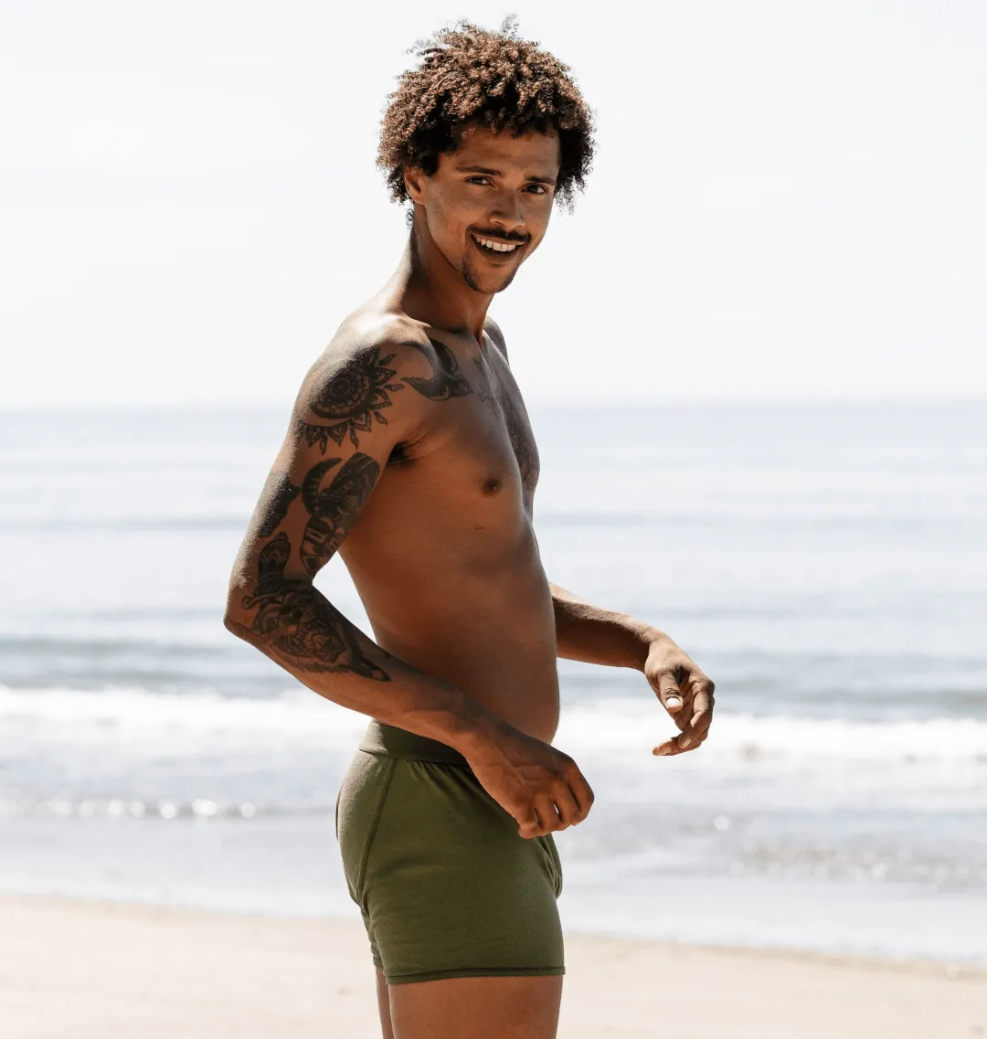 Men's Plain Organic Cotton Boxers