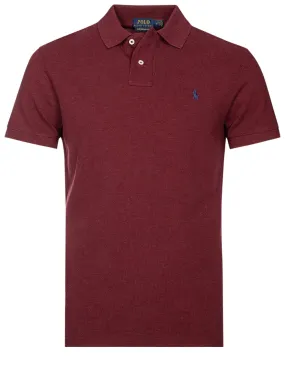 Mesh Polo Dark Red