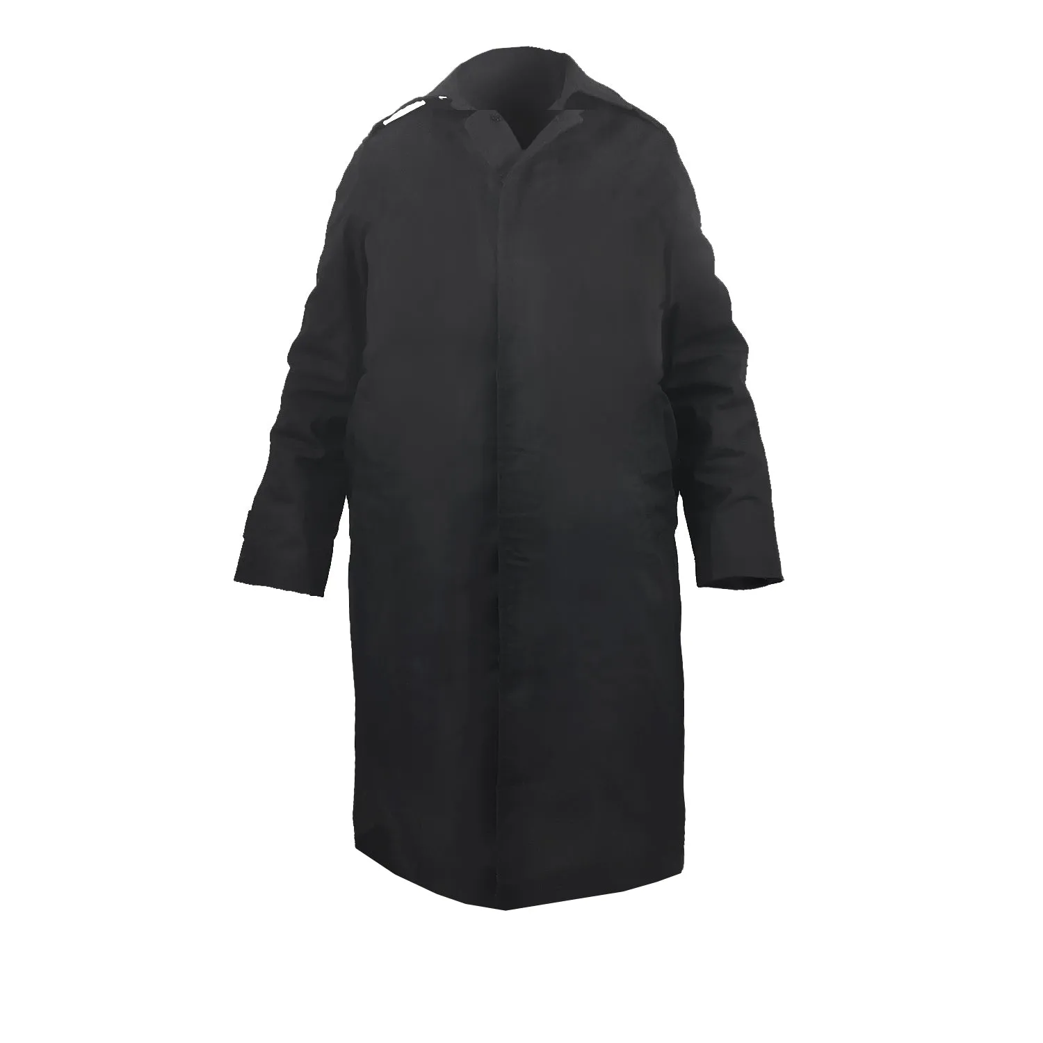 Military Men's Single Button All Weather Coat - Retired