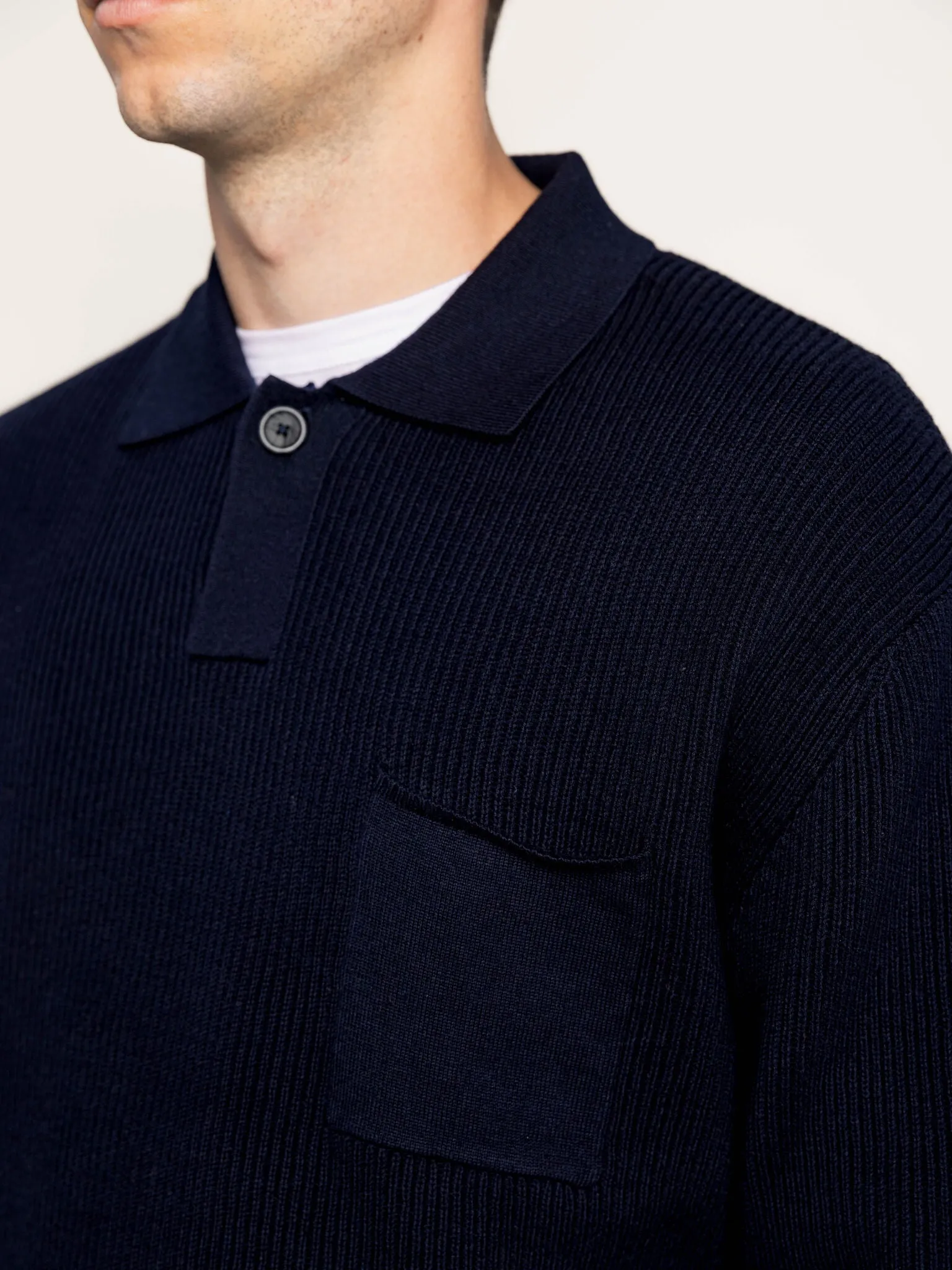 MMGMilner L/S Polo Knit