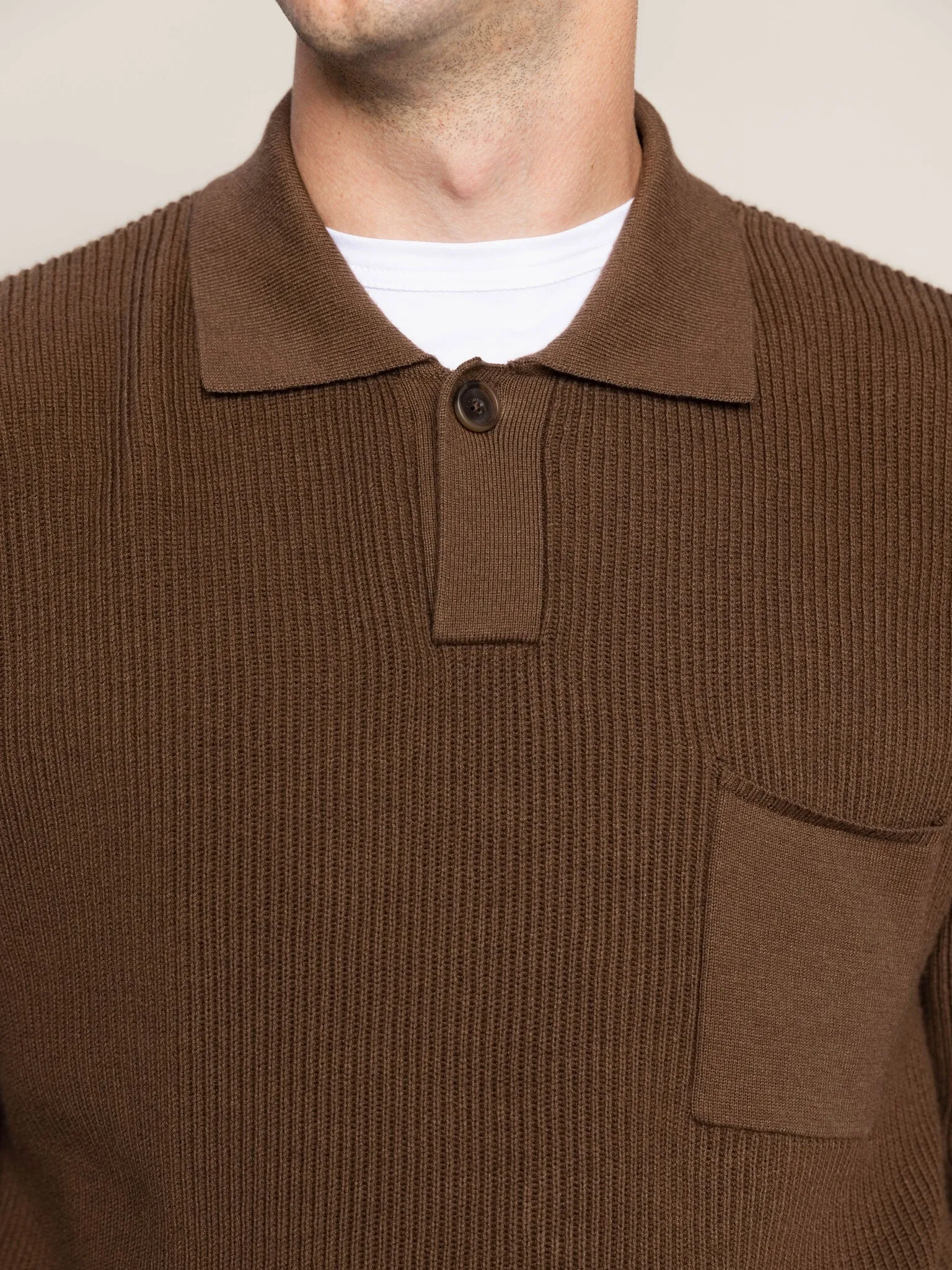 MMGMilner L/S Polo Knit