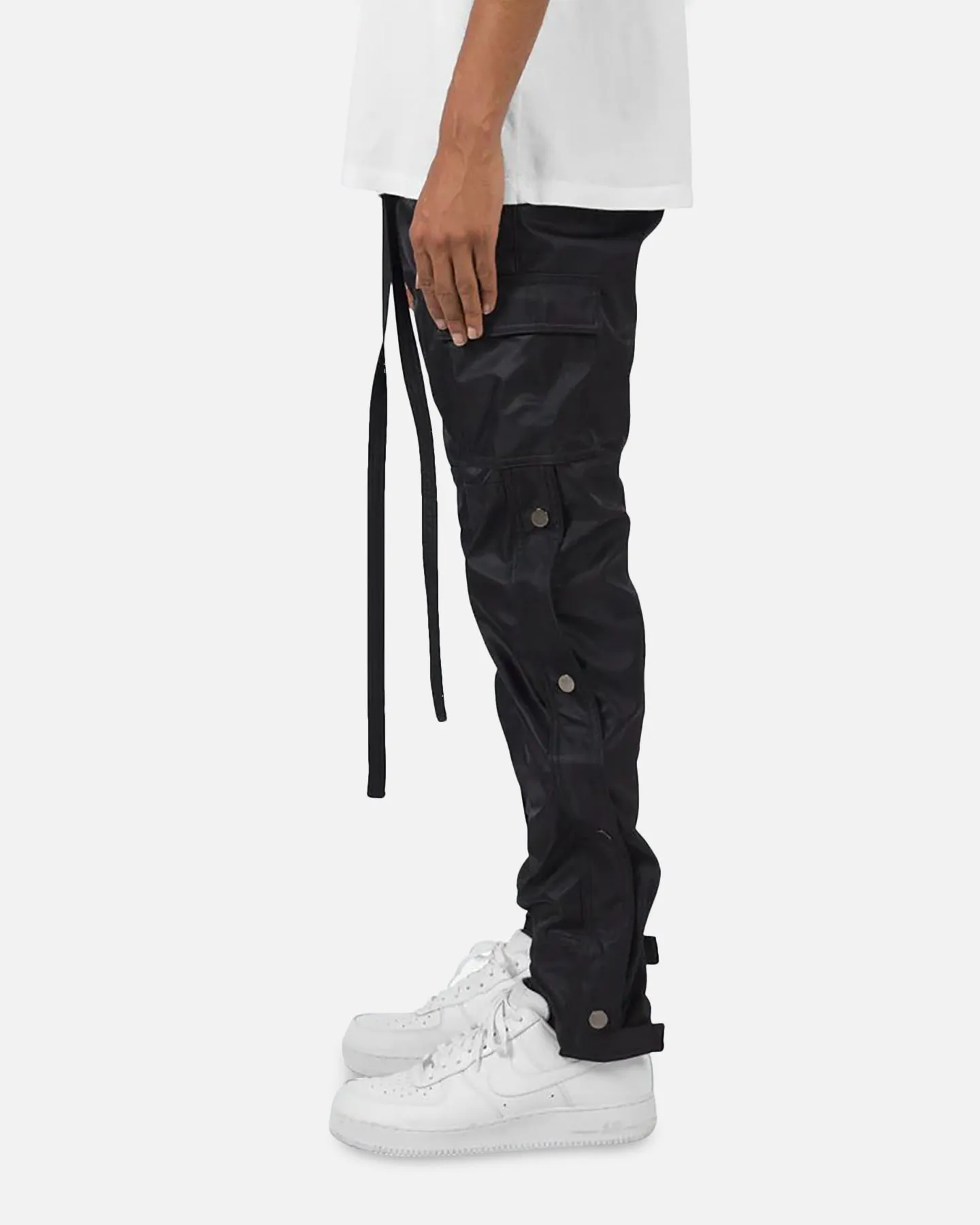 MNML Snap Zipper II Cargo Pants Black