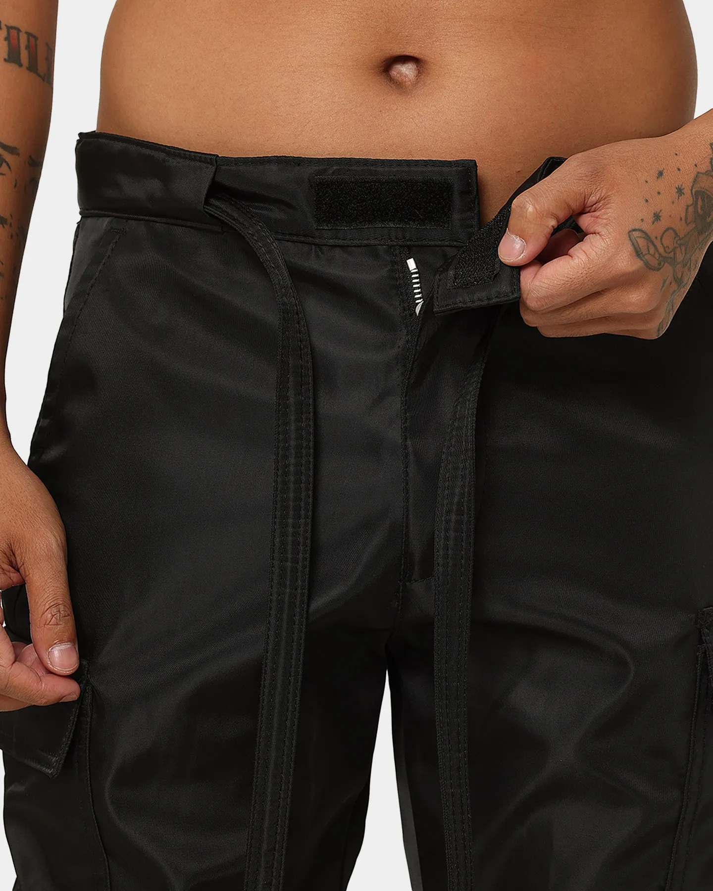 MNML Snap Zipper II Cargo Pants Black