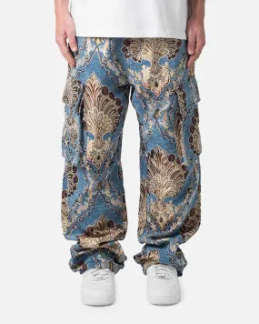 MNML Ultra Baggy Jacquard Floral Cargo Pants Multi Floral