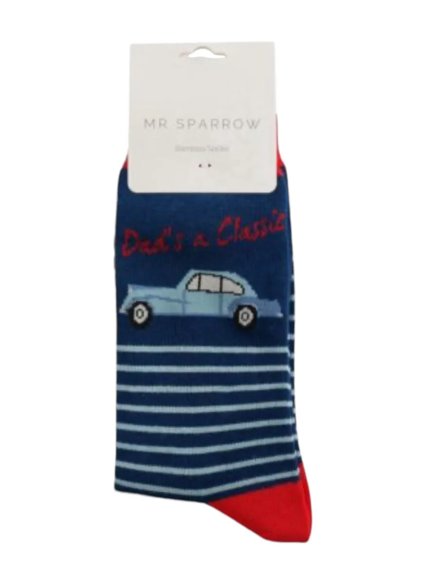 Mr Sparrow Bamboo Dad's Classic Socks(2 Colours)