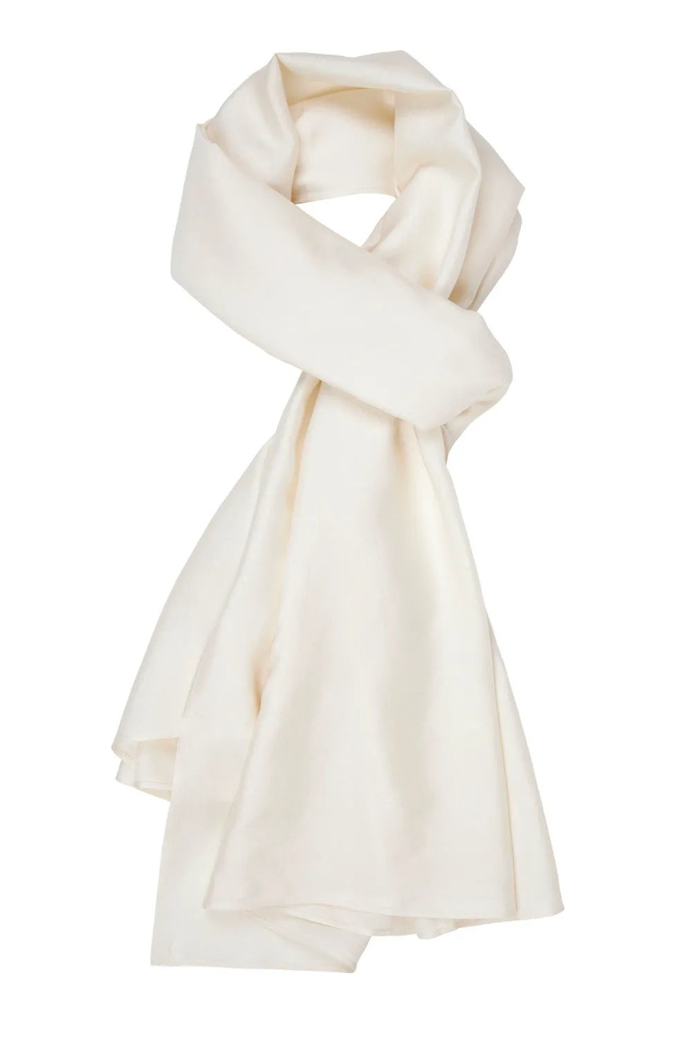 Mulberry Silk Scarf - Ivory