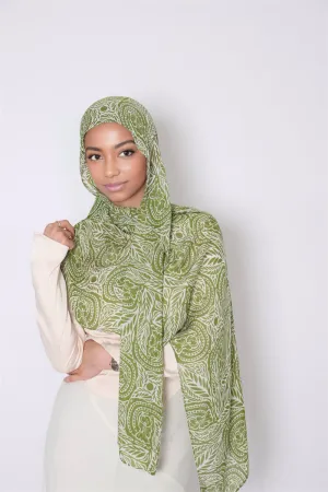 MY088 Fresh wind tudung print hijab/scarf polyester cotton