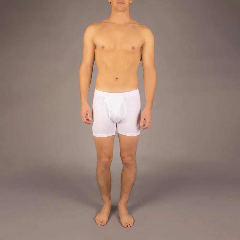 Newman Boxer Brief | Solid White