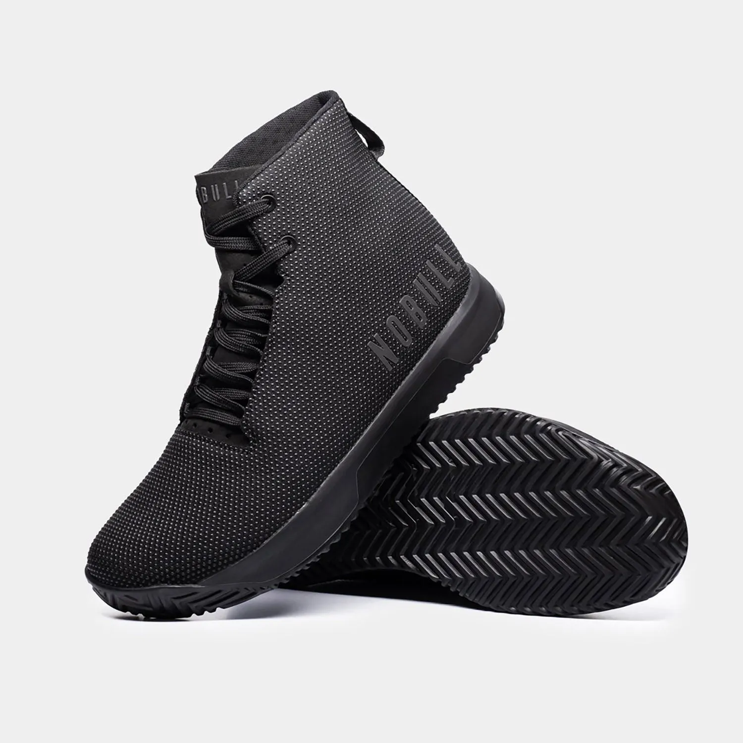 NOBULL - HIGH-TOP BLACK TRAINER  - BLACK