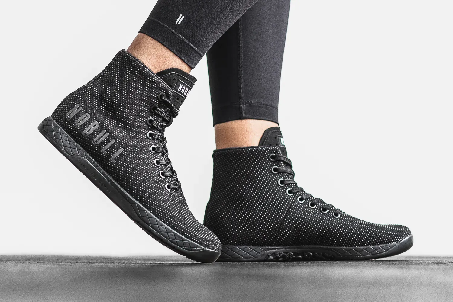 NOBULL - HIGH-TOP BLACK TRAINER  - BLACK