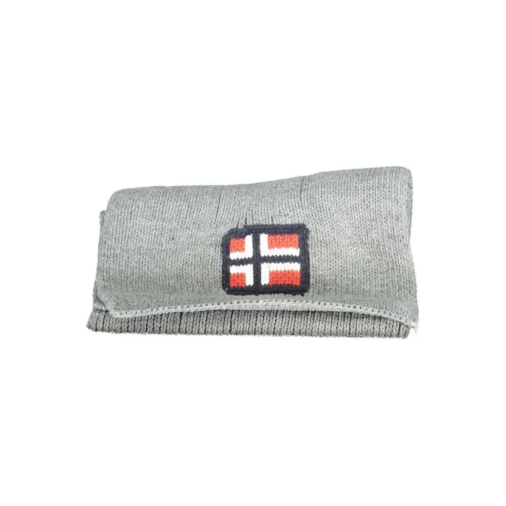 Norway 1963 Gray Acrylic Scarf