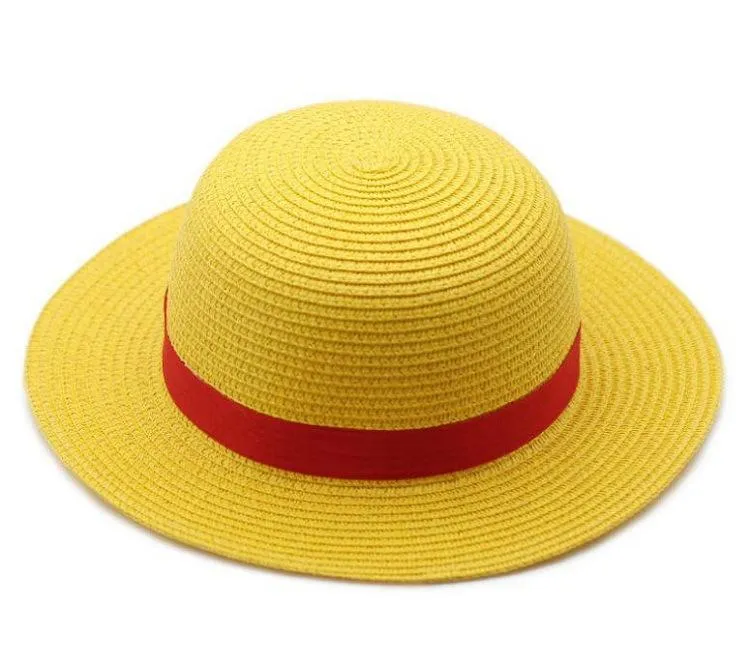 one picece luffy costume Anime Cosplay with straw hat Whole Set