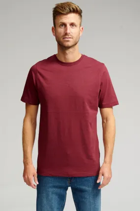 Organic Basic T-shirt - Burgundy